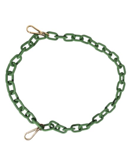 Green Plexy Acrylic Chunky Gold Hardware Wallet Chain - Image 8