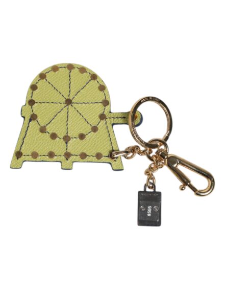 Multicolor Gold Tone Carretto Keychain Keyring - Image 3