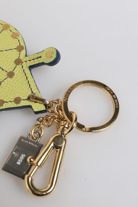 Multicolor Gold Tone Carretto Keychain Keyring - Image 4
