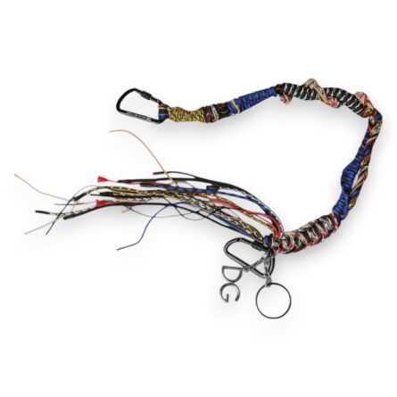 Multicolor Braided Rope Logo Bag Shoulder Strap - Image 3