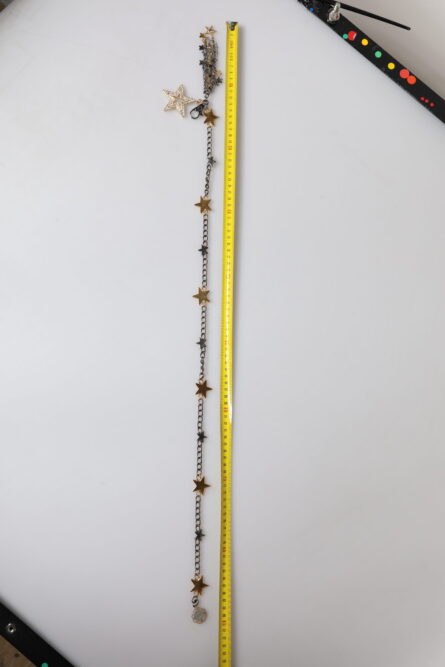 Silver Gold Brass Embellished Waist Chain Belt - Image 7
