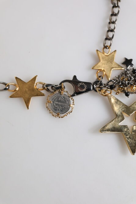 Silver Gold Brass Embellished Waist Chain Belt - Image 8