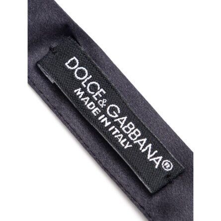 Gray Silk Bowtie - Image 3