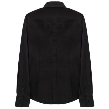 Black Cotton Dress Shirt - Image 3