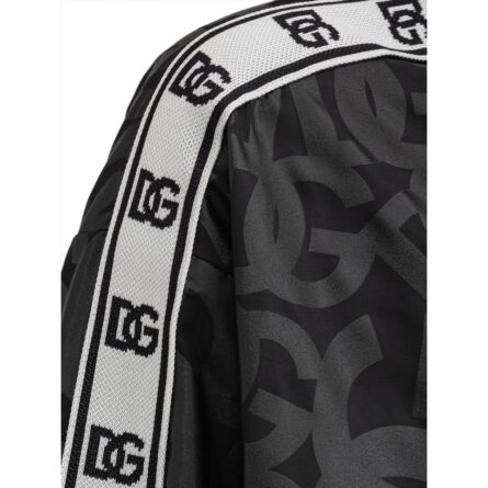 Black Polyester Shell Jacket - Image 4