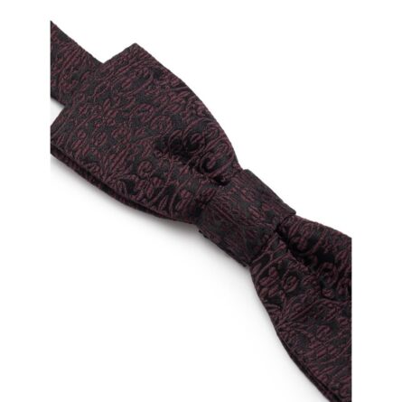 Black Silk Bowtie - Image 2