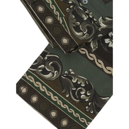 Green Cotton Casual Pants - Image 5