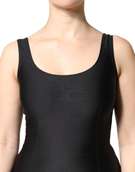 Black Sleeveless Bodycon Women Jumpsuit Dress - Image 5