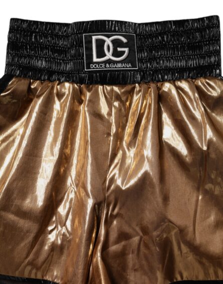 Metallic Gold High Waist Women Hotpants Short - Image 5