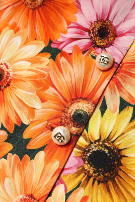 Multicolor Floral High Waist Mini Skirt - Image 7