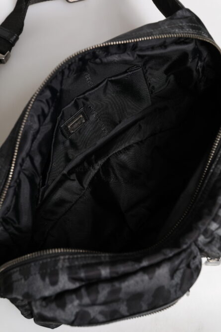 Black Gray Leopard DG Logo Belt Waist Fanny Pack Bag - Image 15