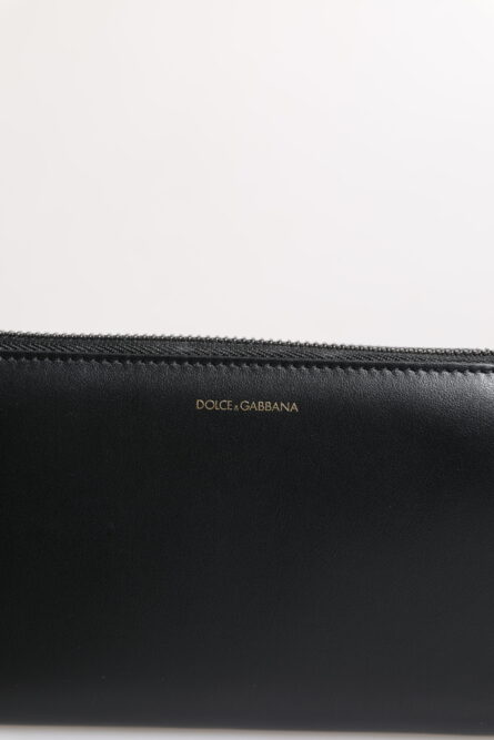 Black Blue Exotic Leather Embossed Continental Wallet - Image 3