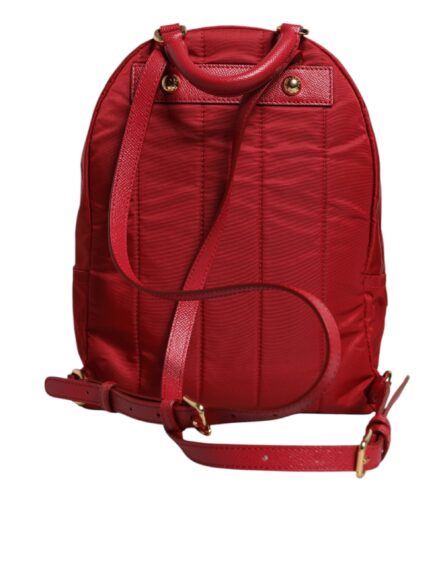 Red #DGFAMILY VULCANO Embellishment Backpack Bag - Image 4