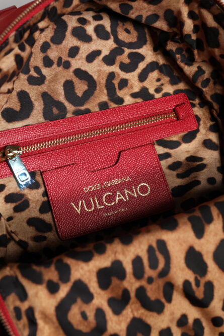 Red #DGFAMILY VULCANO Embellishment Backpack Bag - Image 8