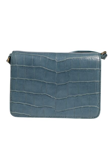 Green Exotic Leather DG Plaque Crossbody Mini Bag - Image 12
