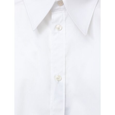 White Cotton Dress Shirt - Image 3