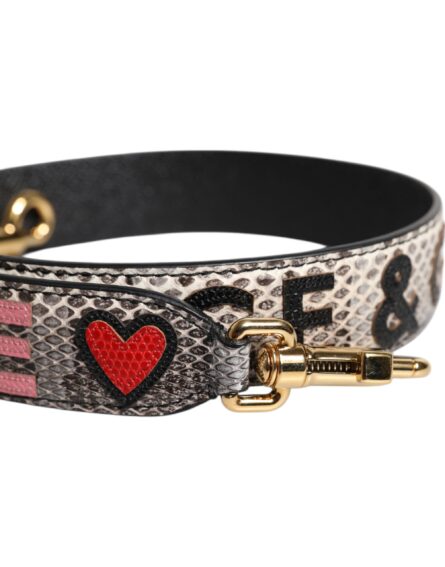 Multicolor DG AMORE Patch Bag Shoulder Strap - Image 8