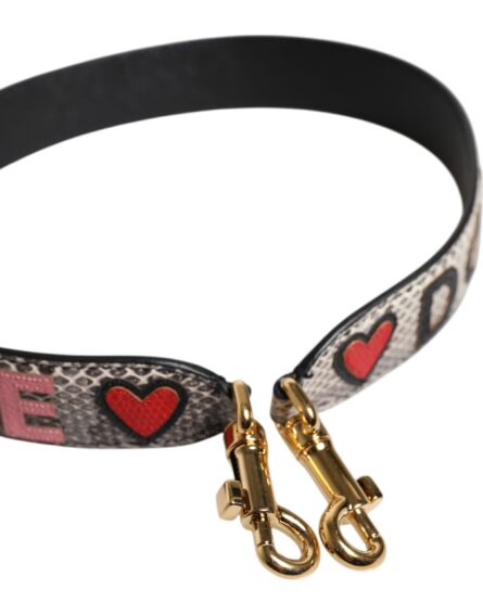 Multicolor DG AMORE Patch Bag Shoulder Strap - Image 9