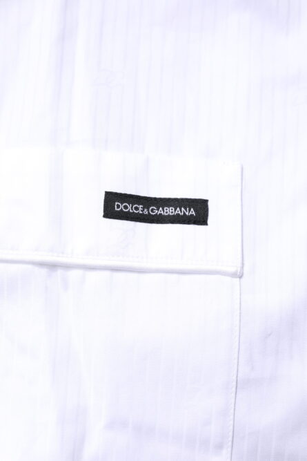 White Cotton Shirt Pants Pajama Set Sleepwear - Image 7