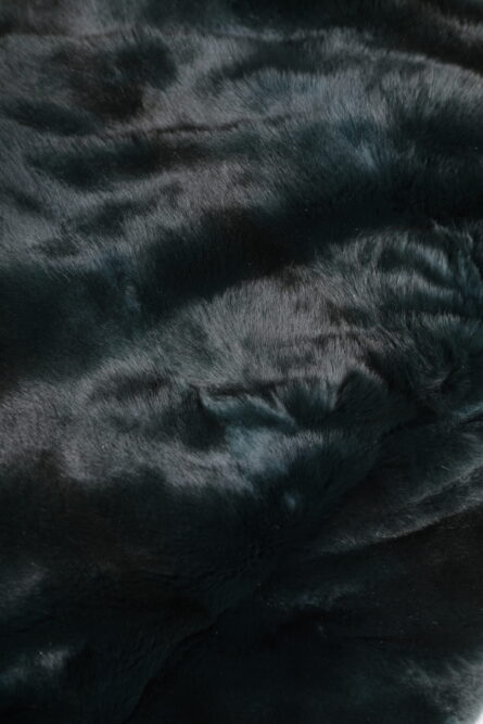 Black Weasel Fur Womens Beanie Hat - Image 7
