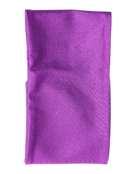 Purple Nylon Stretch Women Neck Warmer Scarf - Image 4