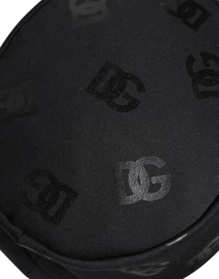 Black DG Monogram Polyester Jacquard Bucket Hat - Image 4