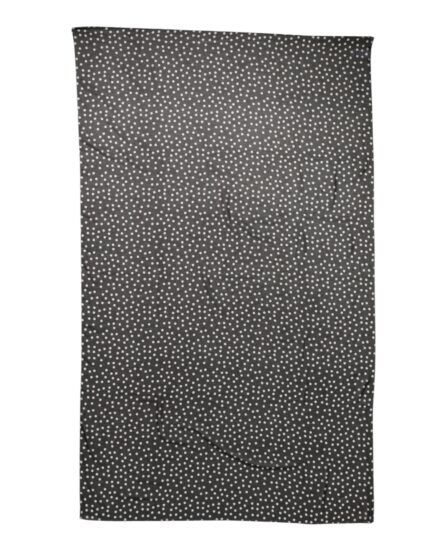 Black Polka Dots Polyester Wrap Shawl Scarf - Image 3