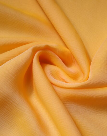 Yellow Silk Rectangle Wrap Shawl Scarf - Image 4