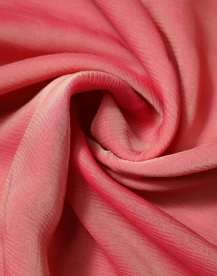 Pink Silk Rectangle Women Wrap Shawl Scarf - Image 5