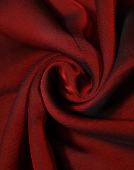 Red Silk Rectangle Women Wrap Shawl Scarf - Image 4