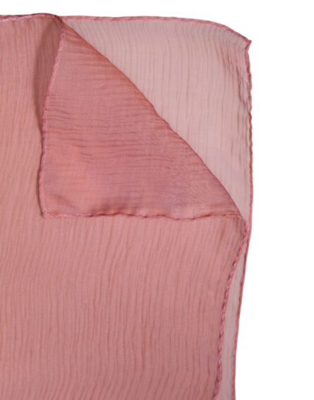 Pink Silk Rectangle Women Wrap Shawl Scarf - Image 6
