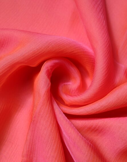 Pink Silk Rectangle Women Wrap Shawl Scarf - Image 5