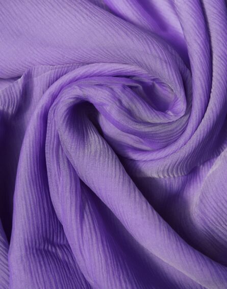 Purple Silk Rectangle Wrap Shawl Scarf - Image 9