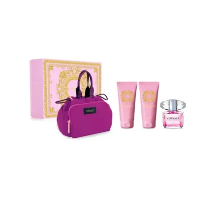 Versace Bright Crystal Eau De Toilette Spray 90ml Set 4 Pieces - Image 1
