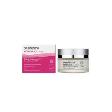 Sesderma Acglicolic Classic Moisturising Cream Spf15 50ml - Image 1